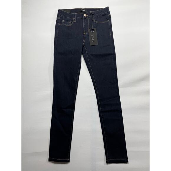 NWT Vervet Women's Mid Rise Ankle Skinny Fit Blue Denim Jeans - Sz 25 (26x27.5) - Picture 1 of 5
